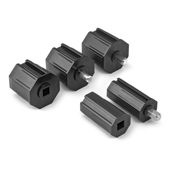 Caps for rolling shutters